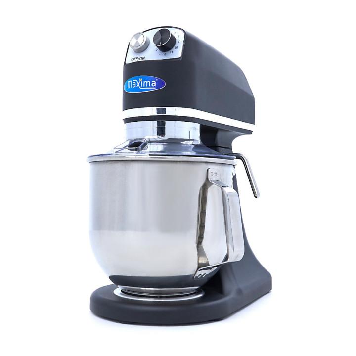 Mixer planétaire professionnel 7 L - 11 vitesses, 2 kg de pâte - noir mat_0