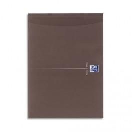 OXFORD BLOC DE DIRECTION SOHO A4, 160 PAGES NON PERFORÉES  5X5. COUVERTURES ASSORTIES