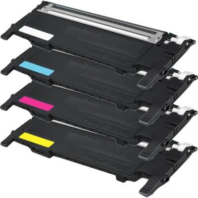 PACK 4 CARTOUCHES DE TONER RE-MANUFACTURÉE SAMSUNG CLT-406 NOIRE ET COULEUR