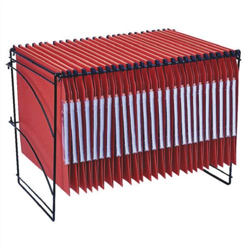 PANIER POUR DOSSIERS SUSPENDUS HOMECLASS, LIVRÉ AVEC 25 DOSSIERS SUSPENDUS POUR ARMOIRE