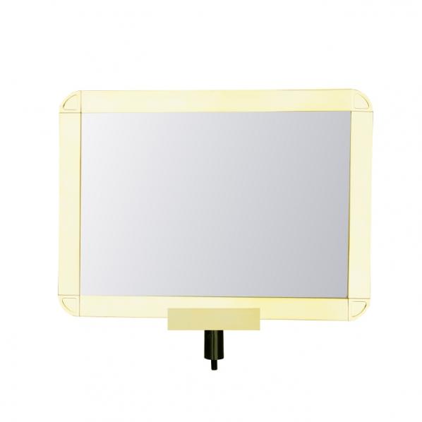 Panneau A4 gold pour poteau à corde - Version horizontale ou verticale - Marque Rolléco_0