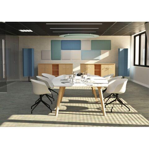 PANNEAU ACOUSTIQUE GARY WALL - 60 X 120 CM - BANDE AUTO - GRIS