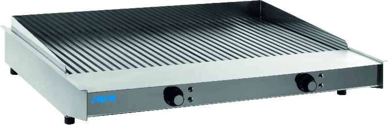 PLANCHA ÉLECTRIQUE SARO WOW GRILL 800 RAINURÉE - À POSER