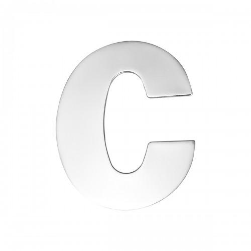 PLAQUE SIGNALÉTIQUE NUMÉRO OU LETTRE EN INOX POLI DÉCOUPÉ - C KARCHER DESIGN
