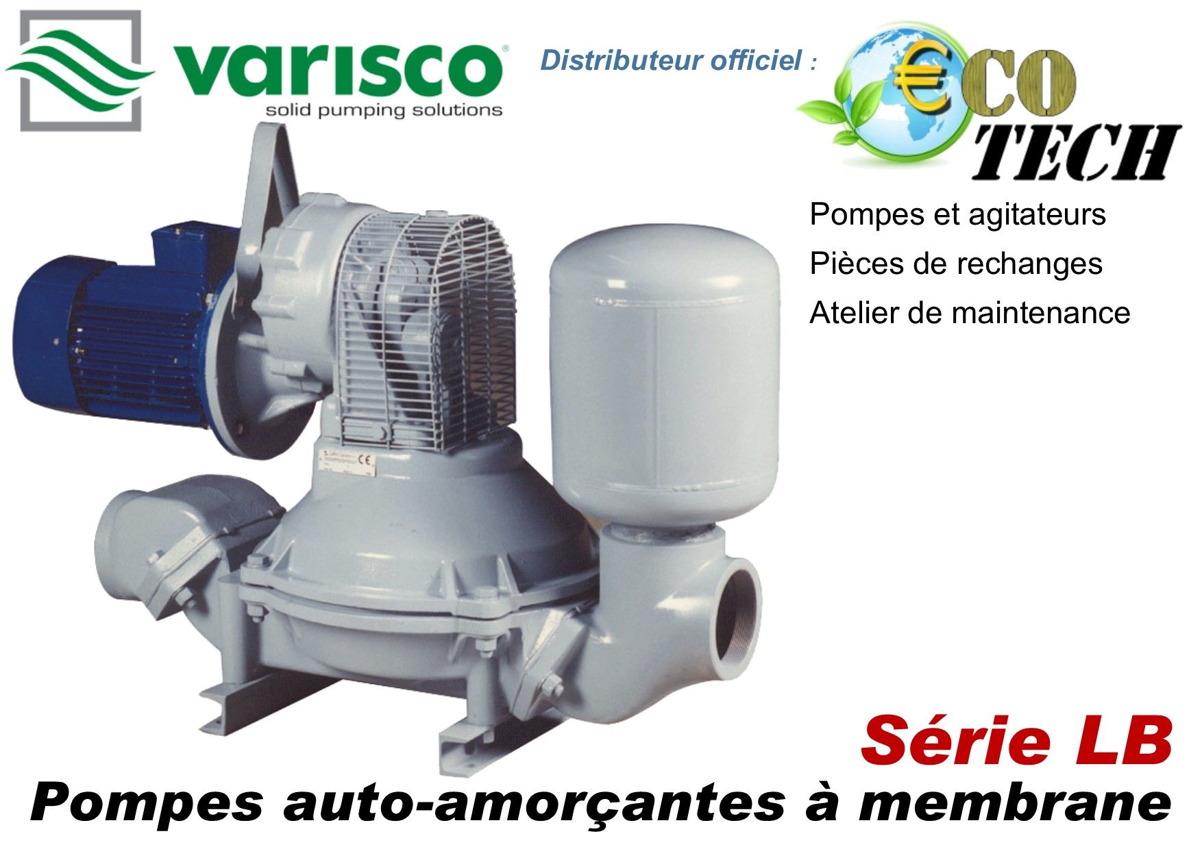 Pompes auto-amorçantes à membrane varisco série lb distributeur normandie_0