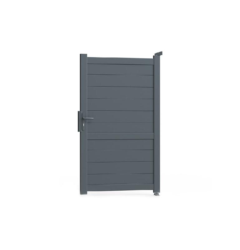 Portillon aluminium bordeaux - portibord100170g - design chic et prêt à poser_0