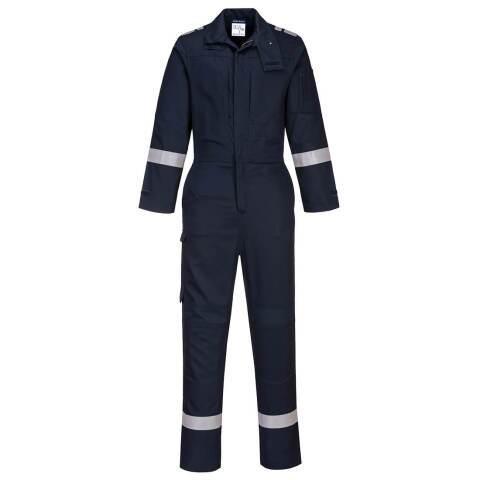 PORTWEST FR501 COMBINAISON BIZFLAME PLUS LÉGÈRE MARINE - TAILLE XXXL - STANDARD