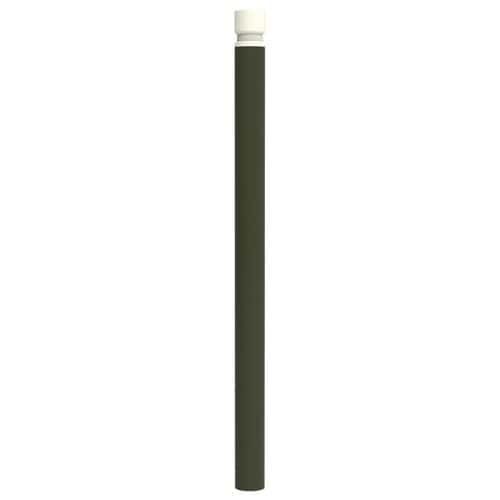 POTELET VITYL PMR TÊTE GORGES MÉT HTR 1.20M Ø90MM OLIVE 6003 - BUTON DESIGN