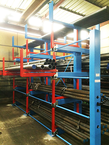 Rayonnage CANTILEVER avec extraction par manivelle_0