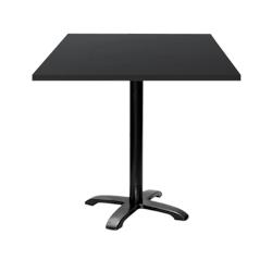 Restootab - Table 70x70cm - modèle Bazila noir - noir fonte 3760371511617_0