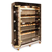 Rôtissoire Neoflam 8 - cuisson par fontes rayonnantes - 8 broches - gaz ou électricité_0