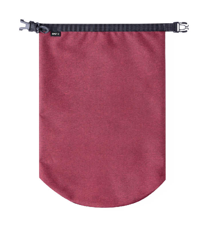 Sac étanche en polyester RPET 300D - 5L - boucle en plastique et mousqueton_0