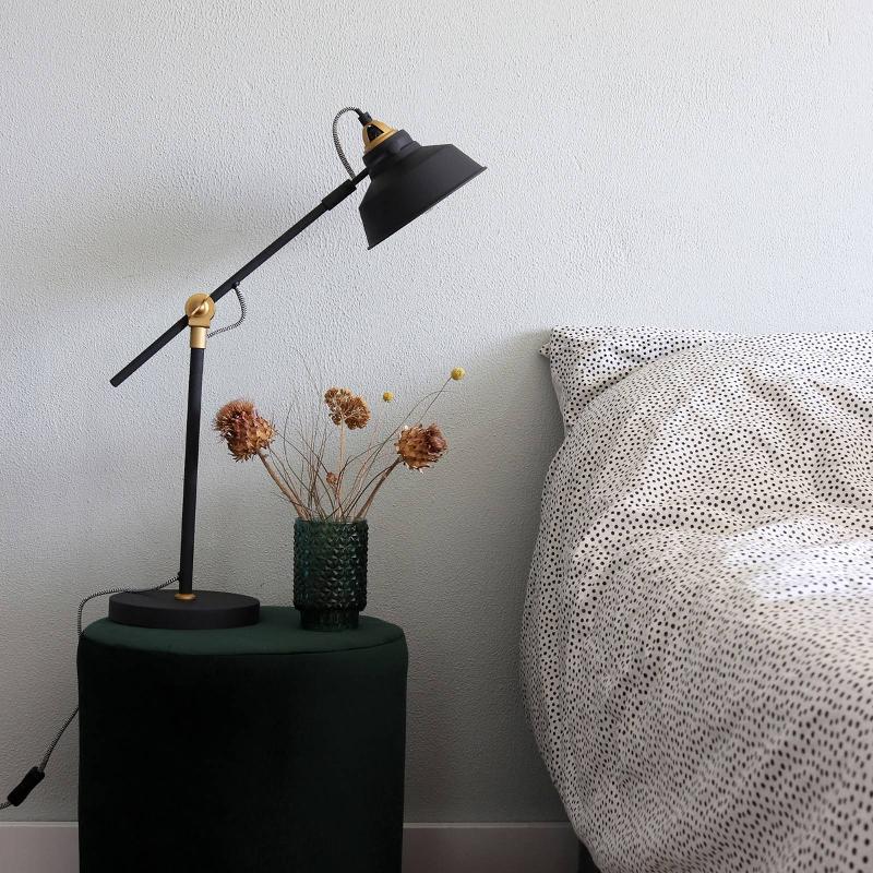 STEINHAUER LAMPE À POSER NOVÉ, ORIENTABLE, NOIR