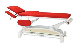 Table de massage hydraulique standard C-3744M48 - 62x207 cm - Hauteur réglable et roulettes escamotables_0