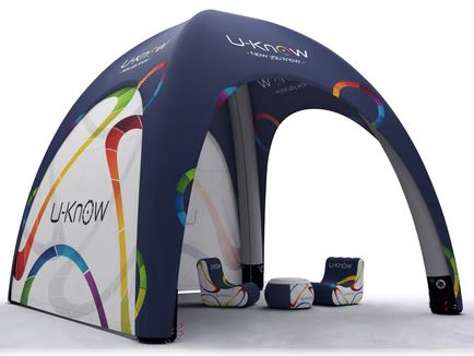Tente gonflable 6x6m - U-TENT 600_0