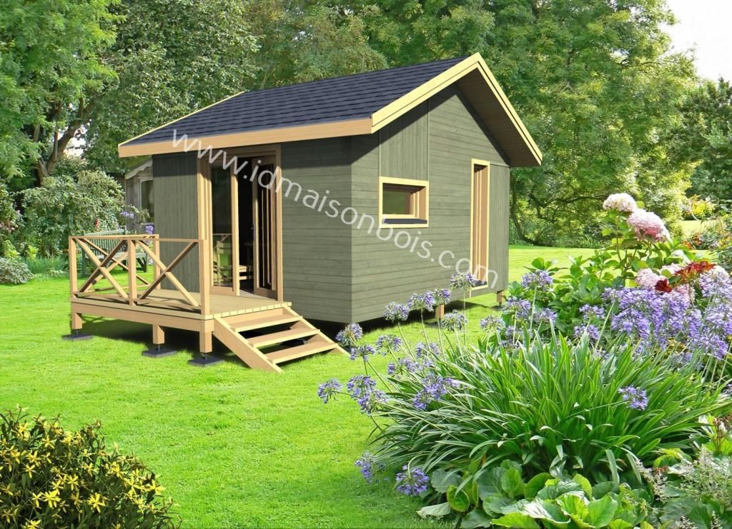 Toulouse - studio de jardin - id maison bois - deux pans 20m2_0