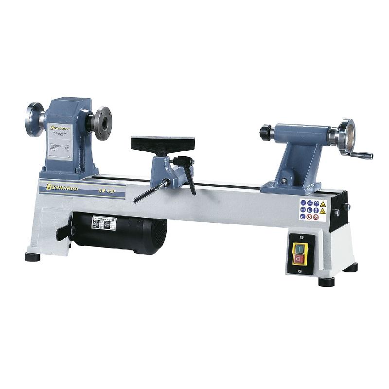 Tour à bois Bernardo DM 450 230V - bâti en fonte grise, distance entre centres extensible jusqu'à 980mm_0