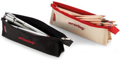 TROUSSE 'SENSEBAG SMALL CASE', NOIR - LOT DE 5