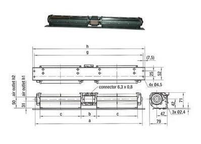 Ventilateur tangentiel qlk 45/2424 a18 3038lh-51 ebmpapst-xnw_0