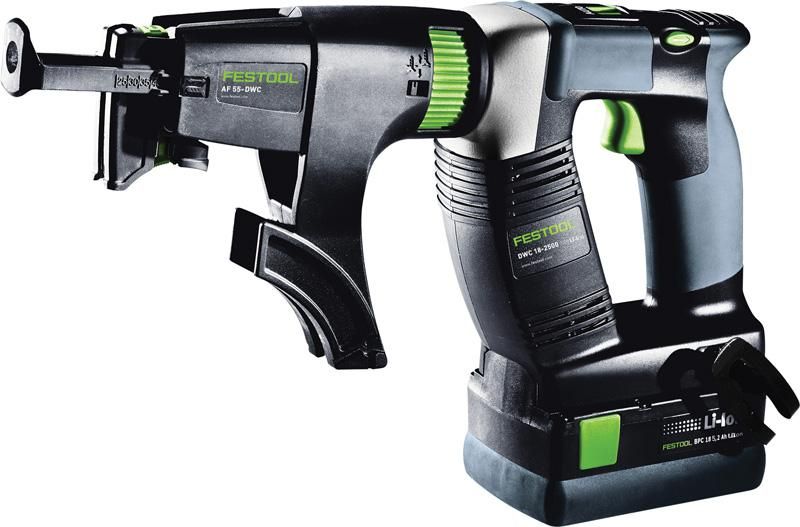 VISSEUSE POUR PLAQUISTE SANS FIL FESTOOL DURADRIVE DWC 18-2500 5.2 LI-PLUS - 564590