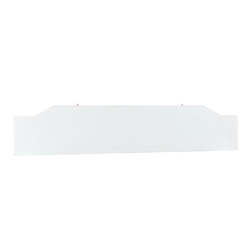 VOILE DE FOND VITALY POUR BUREAUX DROITS ET COMPACTS PIEDS CADRE - L.140 CM - BLANC