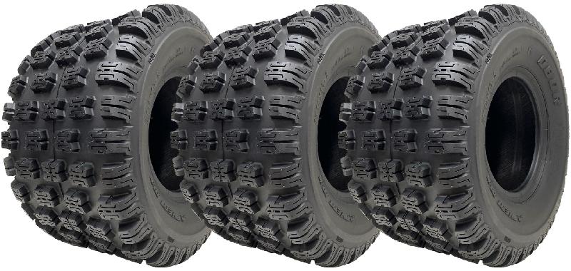 18x10-8 ATV Quad Tyres OBOR Advent Tubeless 255/50-8 Road Legal 102kg (Set of 3)_0