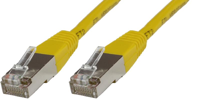 Microconnect B-SFTP6075Y - Câble réseau Cat6 S/FTP (S-STP) 7,5 m jaune - Connecteurs RJ-45 mâle/mâle_0