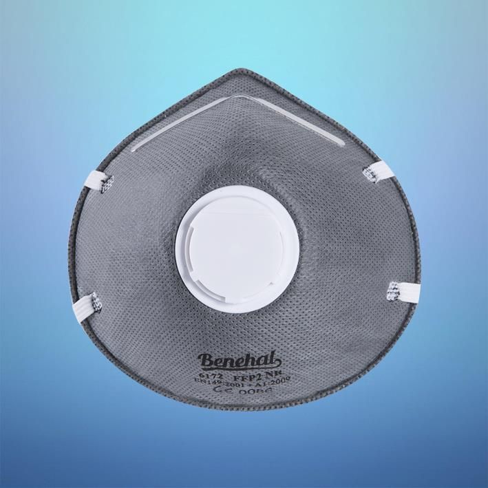 6172 - Masque FFP2 avec valve - Benehal CE - charbon actif pour l'industrie - Suzhou Sanical Protection Product Manufacturing Co. Ltd_0