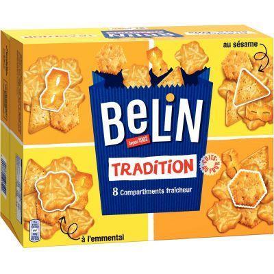 Assortiment de crackers Belin Tradition 720g - 4 variétés extra fines - 8 compartiments fraîcheur_0
