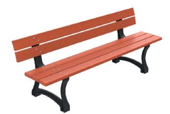 Banc public Ascain Réf. 1211 - Fonte ductile et bois tropical, 47 Kg_0