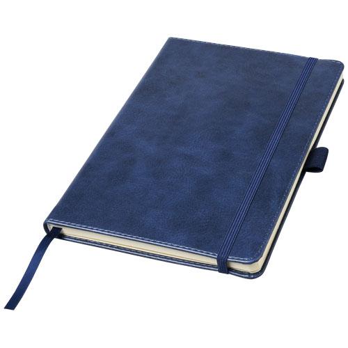 Carnet A5 avec couverture rigide en PU Coda - Aspect cuir, 80 feuilles lignées - Référence 10739601_0