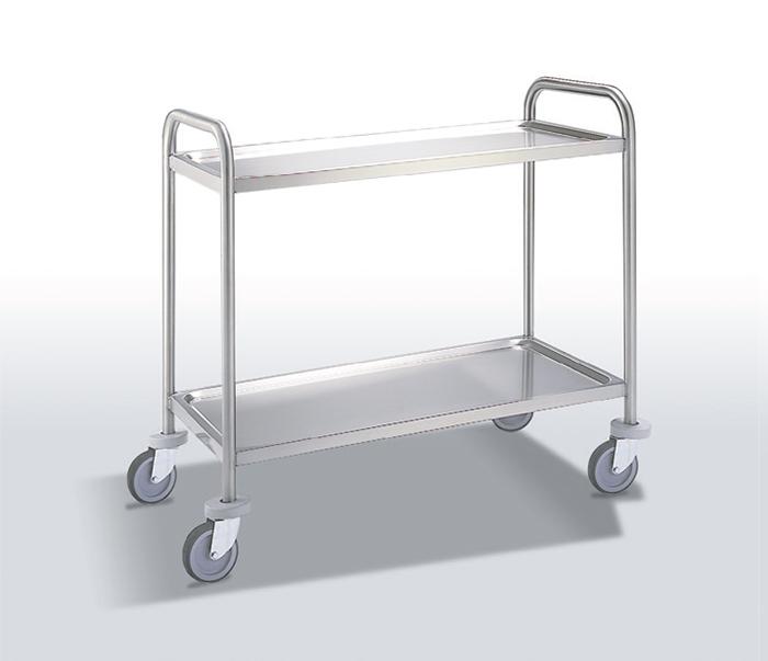 Chariot de service CSD-92 - transport avec 2 étagères - dimensions 980x580x960 mm_0