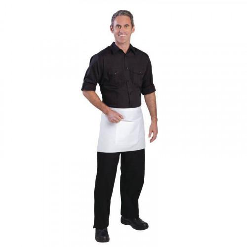 CHEMISE PROFESSIONNELLE NOIRE POUR HOMME UNIFORM WORKS - TAILLE M