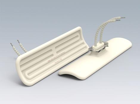 Emetteurs infrarouges incurvés en céramique type ecir (infrarouge long)_0