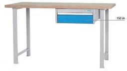 Établi avec rangement T 750 - dimensions 1500 x 750 x 859 mm - référence 03.15.520.1VA_0