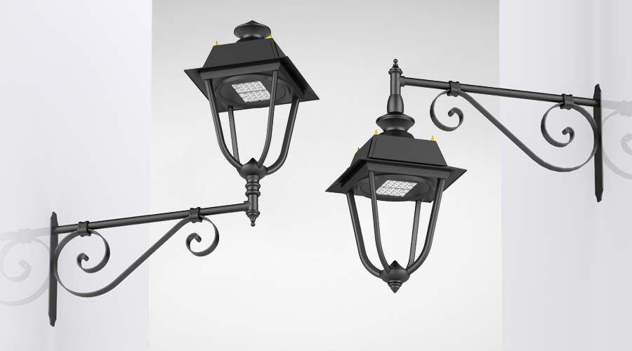 Crosse murale Fe - GMR Enlights - 605 mm - décorations sinueuses et formes artistiques pour contextes historiques_0