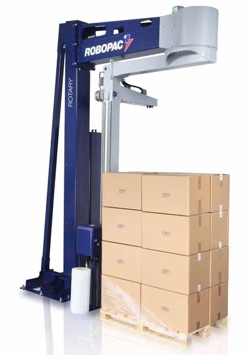 Filmeuse ROTARY 508 PDS - Banderoleuse à bras tournant extensible pour palettes jusqu'à 140x140 cm_0