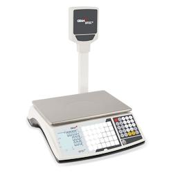 Gram Balance Commerciale XFOC+ Poids Prix 15/30 Kg avec Colonne et Clavier PLU - blanc inox 0652733695062_0