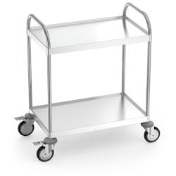 MOBINOX-Chariot de service avec 2 étagères 1035x535x975 mm. - argenté inox 8434029622219_0