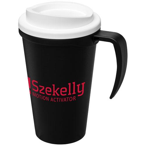 Mug isolant Americano® grande 350 ml - double paroi - couvercle à visser et poignée intégrée_0
