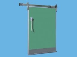 PCTA - Porte de chambre froide coulissante isotherme Plasteurop - jusqu'à 120 kg - température positive_0
