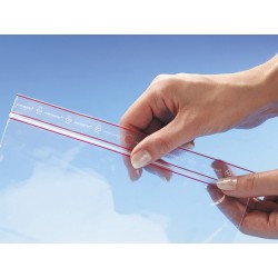 Sachets plastique à fermeture zip Minigrip 40x60 mm - 60 µ - Transparent et solide_0
