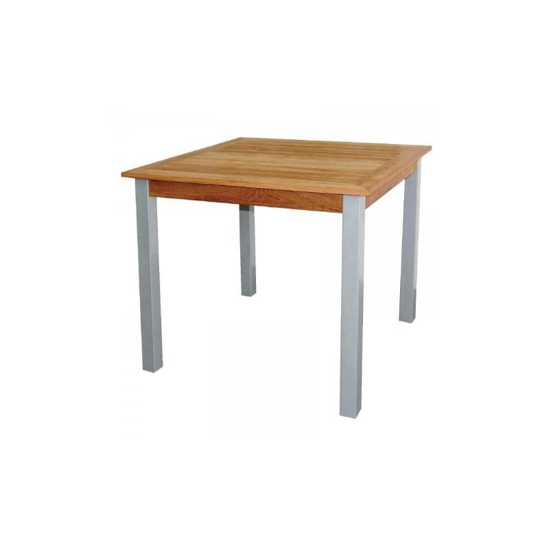 TABLE EN TECK - 80 X 80 CM PROFESSIONNEL_0