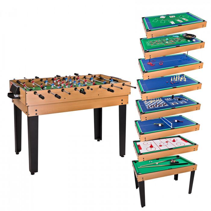 Table multi-jeux 15 jeux en 1 - baby foot - billard - tennis table etc_0