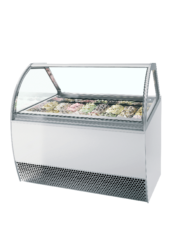 Vitrine ventilée pour glace en bac TEFCOLD MILLENNIUM LX18_0
