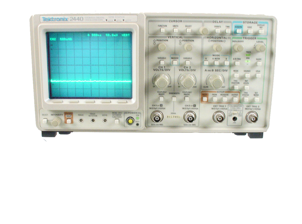 2440 - Oscilloscope numérique - Tektronix - 300 MHz - 2 CH - Taux d'échantillonnage 500 MSa/s_0