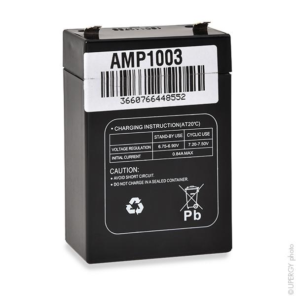 BATTERIE PLOMB AGM MP2.8-6P 6V 2.8AH F4.8_0