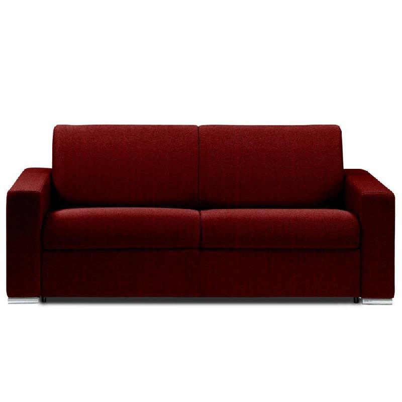 CANAPÉ LIT 4 PLACES DREAMER CONVERTIBLE EXPRESS 160*197*16CM  MICROFIBRE ROUGE_0