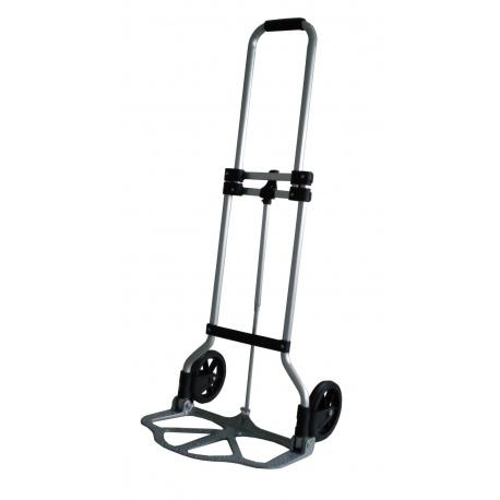 Diable aluminium pliant télescopique (trolley) - 970 x 350 x 380 mm - charge maxi 50 kg - Viso | RP45FOL_0