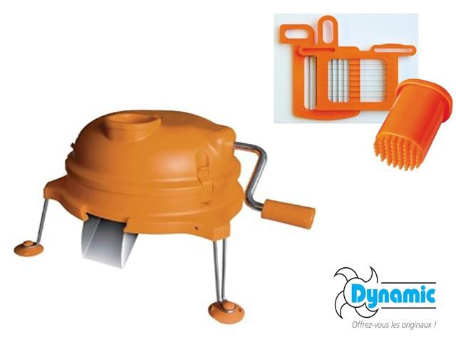 DYNACUBE COMPLET COUPE-LÉGUMES PROFESSIONNEL + GRILLE 8,5 X 8,5